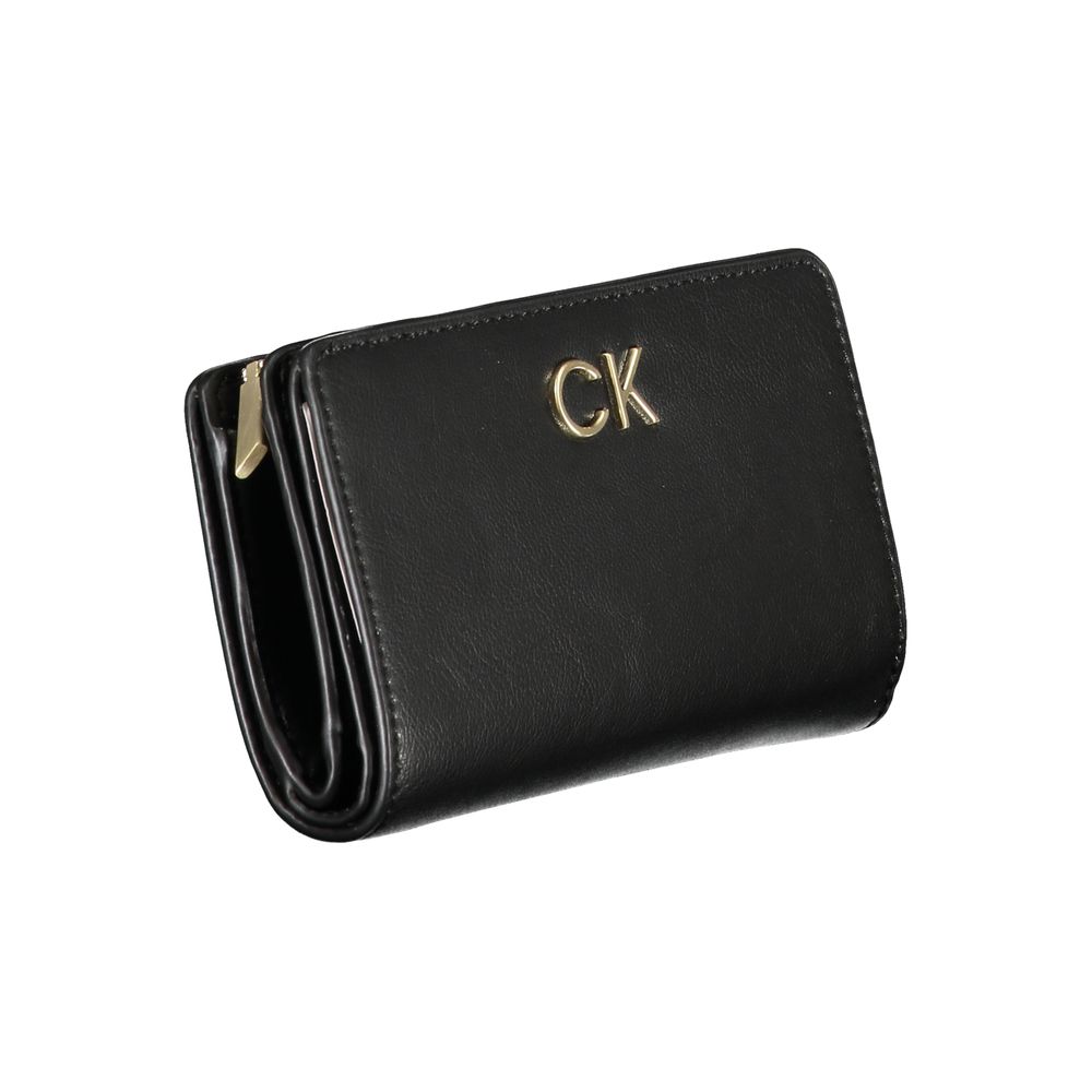 Calvin Klein – Schwarze Polyester-Handtasche