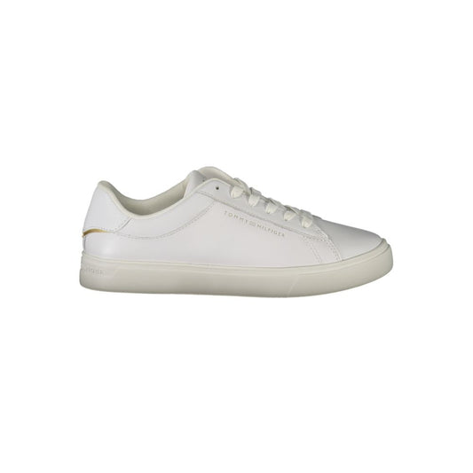 Tommy Hilfiger White Polyethylene Women Sneaker