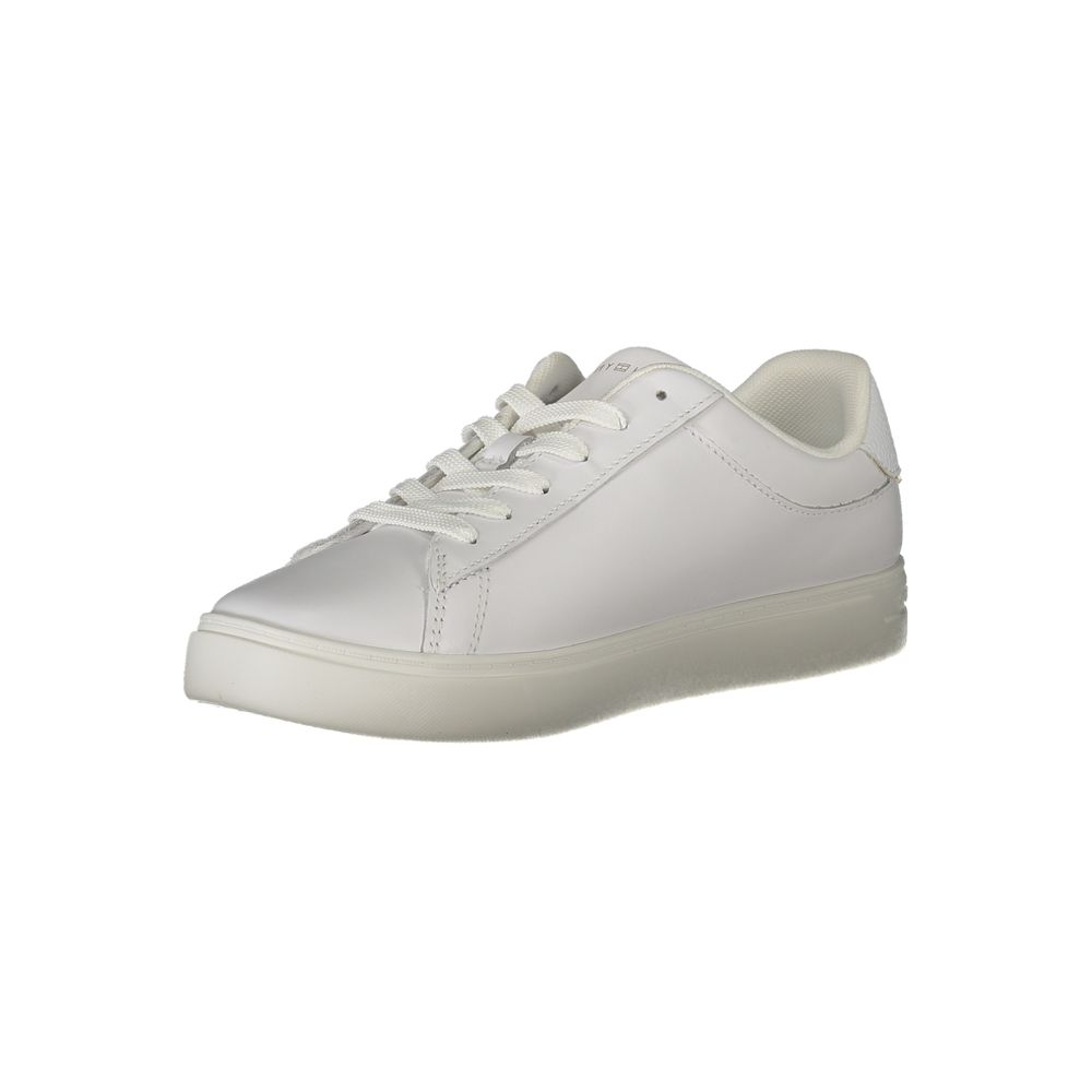 Tommy Hilfiger White Polyethylene Women Sneaker