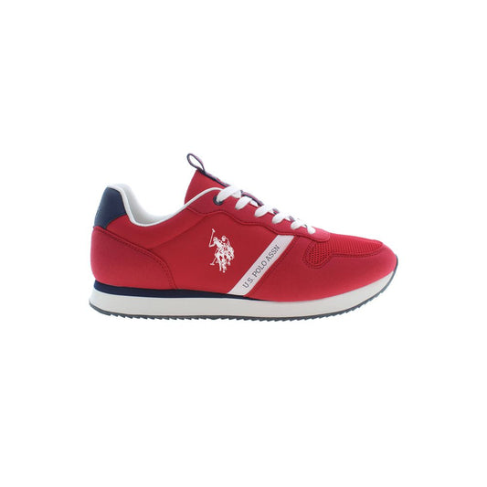 US POLO ASSN. Roter Polyester Herren Sneaker