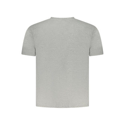 North Sails Gray Cotton Men T-Shirt