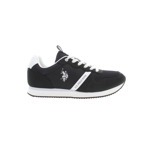 US POLO ASSN. Schwarzer Polyester-Sneaker für Herren