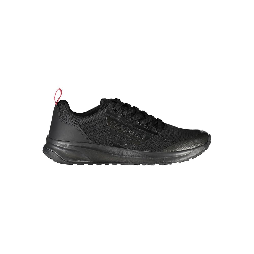 Schwarze Sneakers Carrera Dynamic mit Details aus Ökoleder