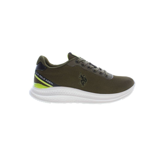 US POLO ASSN. Grüner Polyester Herren Sneaker