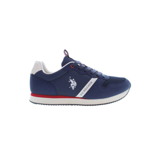 US POLO ASSN. Blauer Polyester-Sneaker für Herren