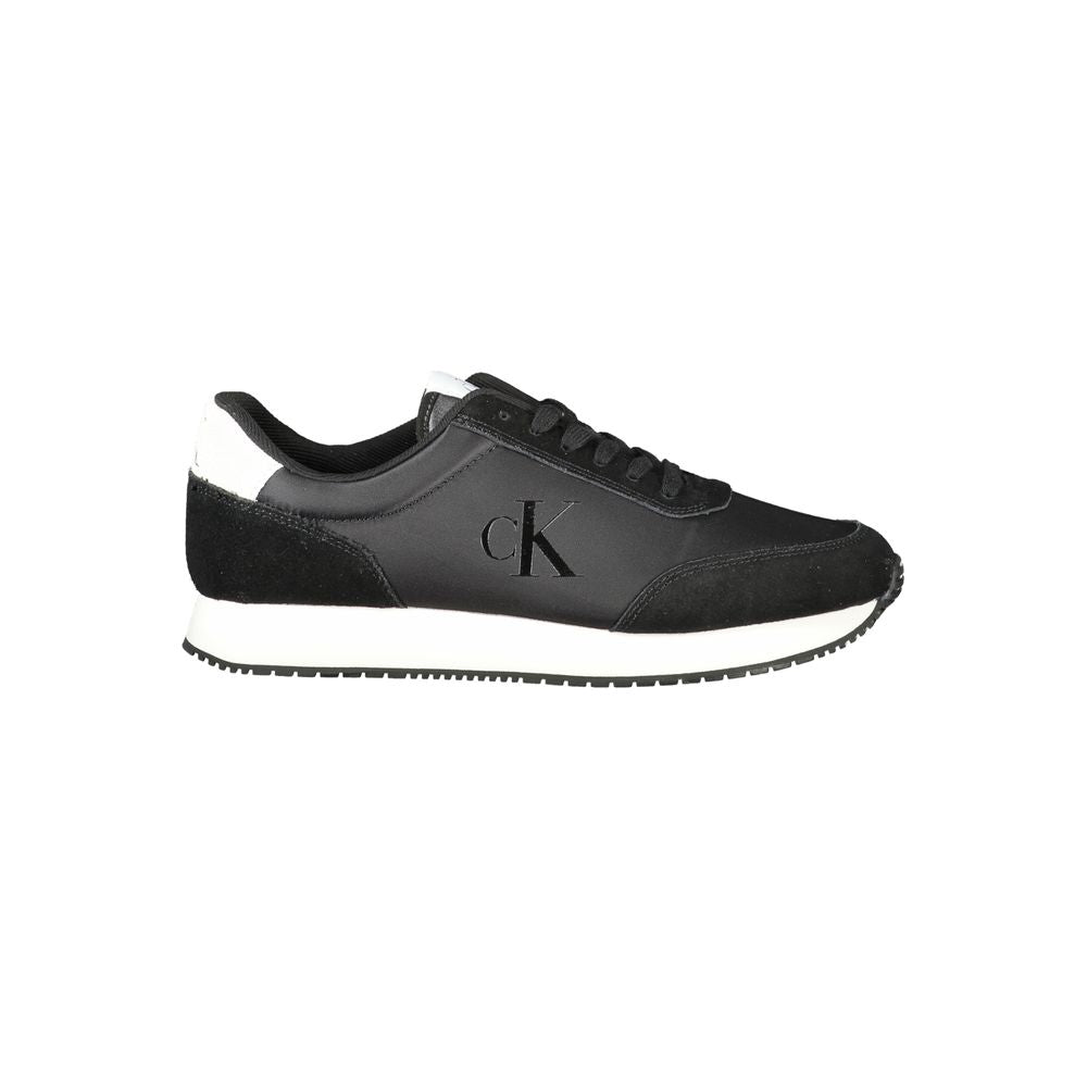 Calvin Klein Black Polyester Men Sneaker