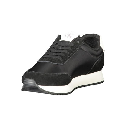 Calvin Klein Black Polyester Men Sneaker