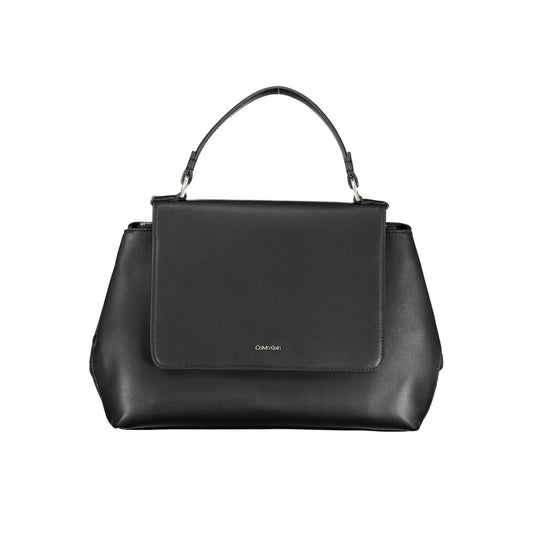 Calvin Klein – Schwarze Polyester-Handtasche