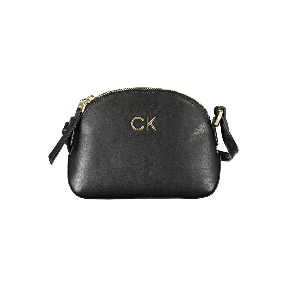 Calvin Klein – Schwarze Polyester-Handtasche