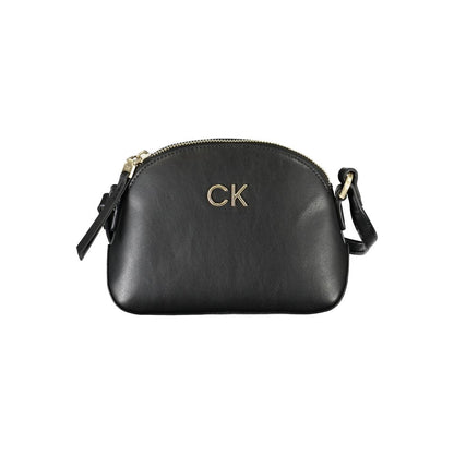 Calvin Klein – Schwarze Polyester-Handtasche