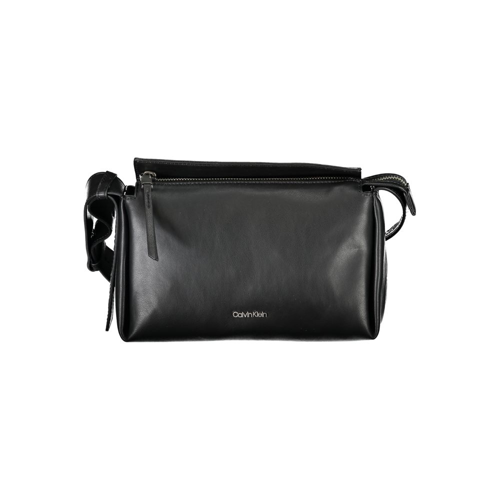 Calvin Klein – Schwarze Polyester-Handtasche