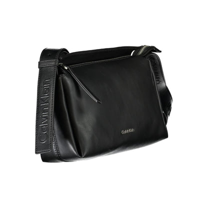 Calvin Klein – Schwarze Polyester-Handtasche