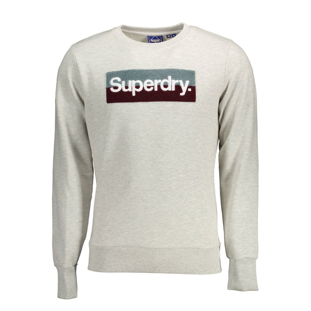 Superdry Grauer Baumwollpullover für Herren