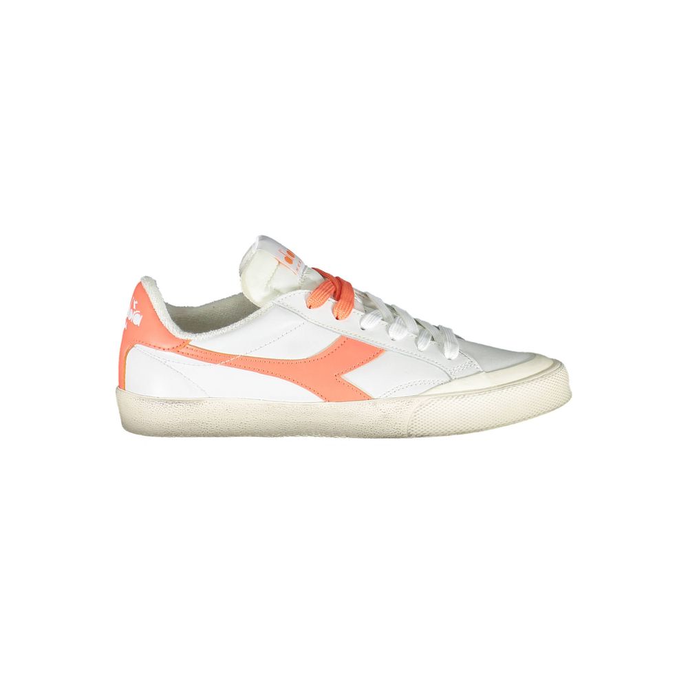 Diadora – Weiße Leder-Sneaker für Damen