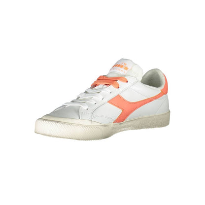 Diadora – Weiße Leder-Sneaker für Damen