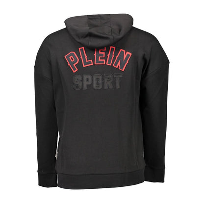 Plein Sport Schwarzer Baumwollpullover für Herren