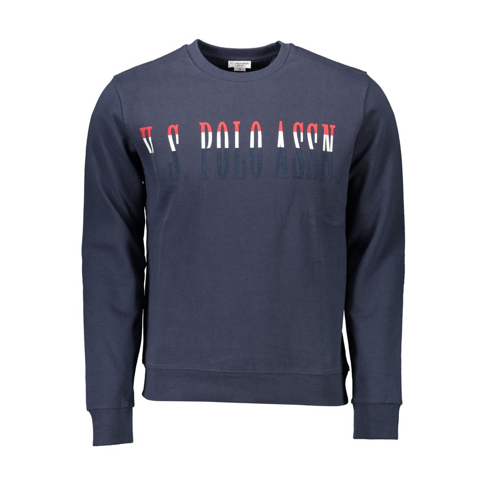 U.S. POLO ASSN. Blue Cotton Men Sweater