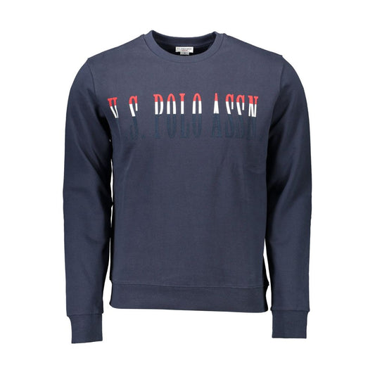 US POLO ASSN. Blauer Baumwollpullover für Herren