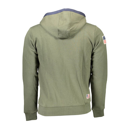 U.S. POLO ASSN. Green Cotton Men Sweater