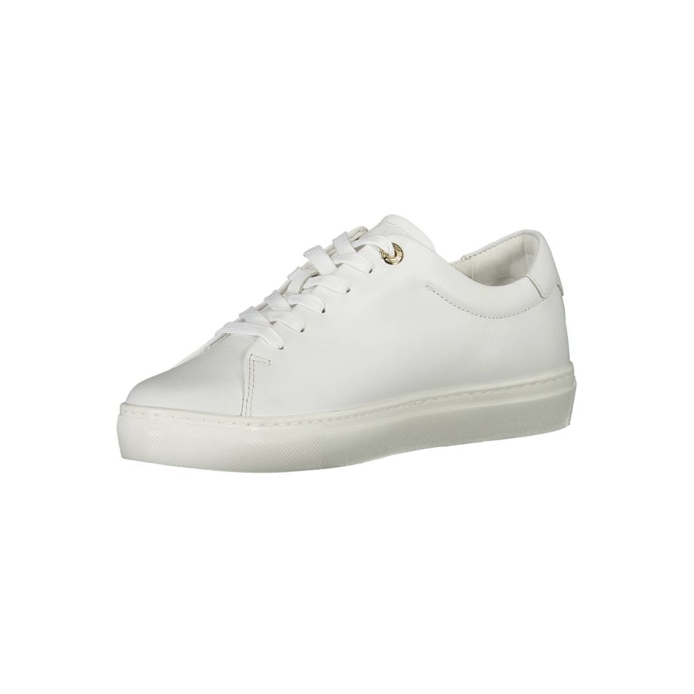 Tommy Hilfiger White Leather Women Sneaker