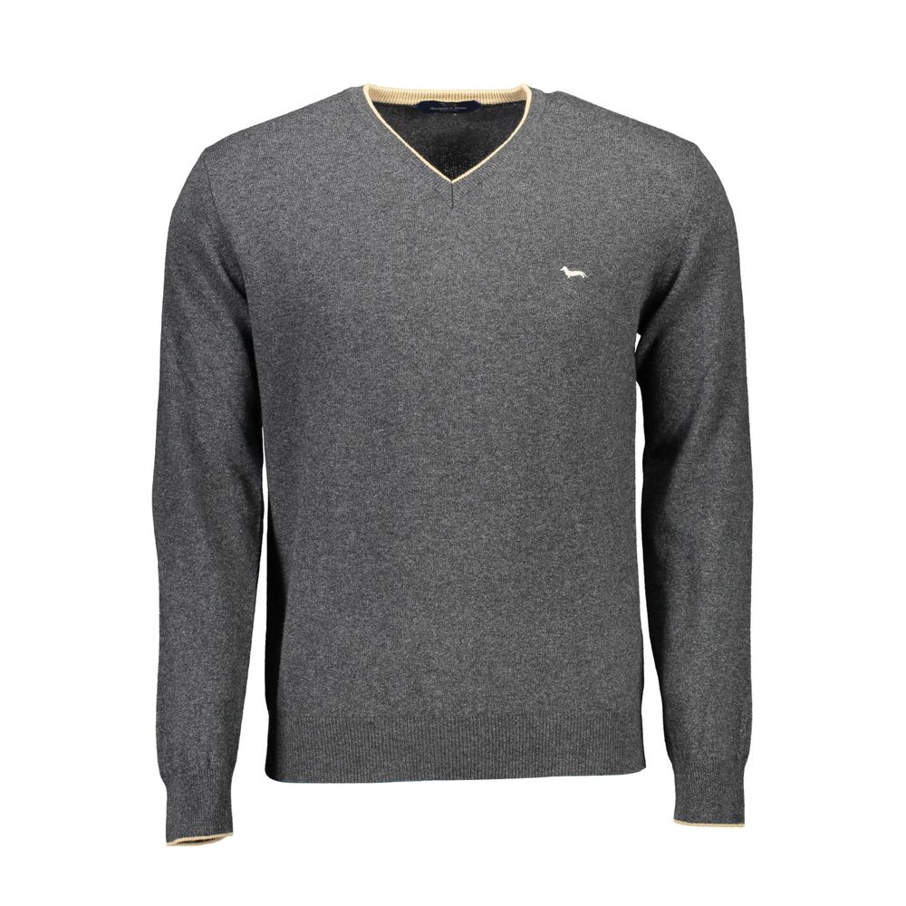 Harmont &amp; Blaine Grauer Wollpullover für Herren