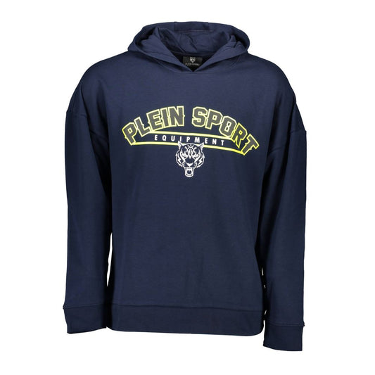 Plein Sport Blauer Baumwollpullover für Herren