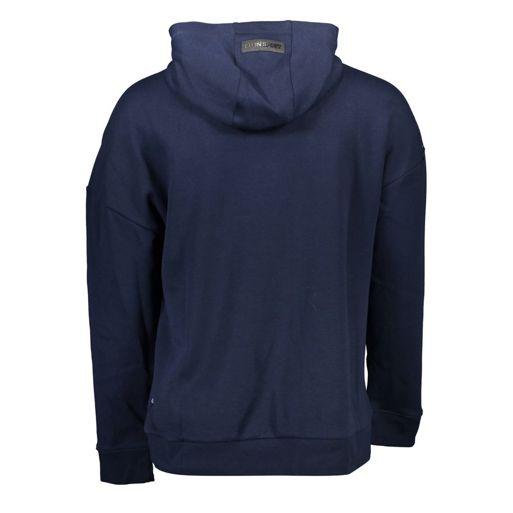 Plein Sport Blauer Baumwollpullover für Herren