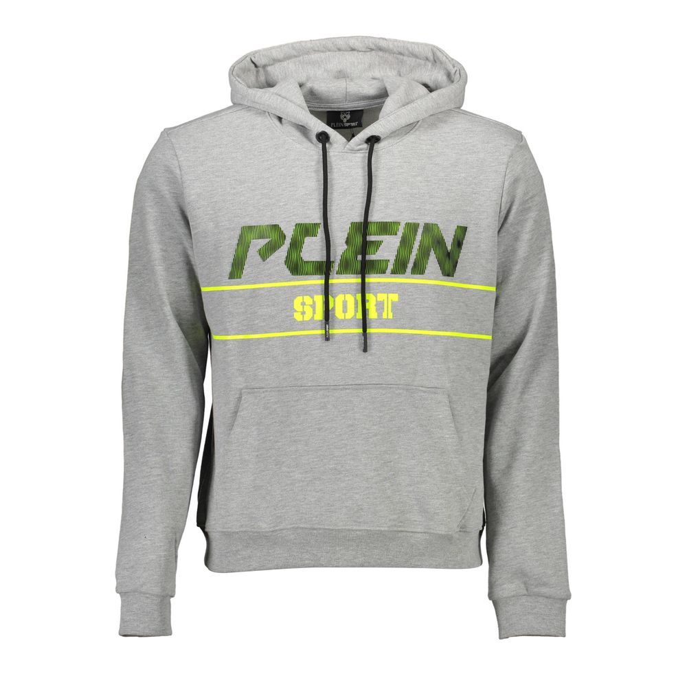 Plein Sport Grauer Baumwollpullover für Herren