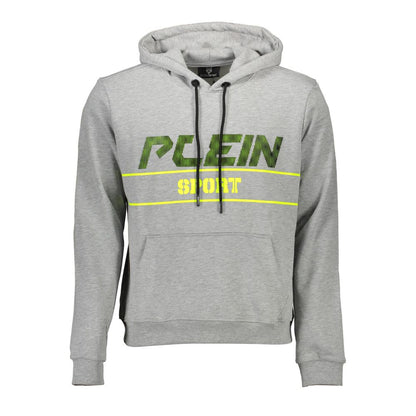 Plein Sport Grauer Baumwollpullover für Herren