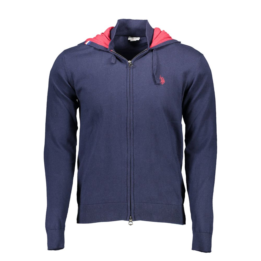 US POLO ASSN. Blauer Baumwollpullover für Herren