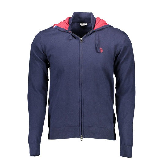 U.S. POLO ASSN. Blue Cotton Men Sweater