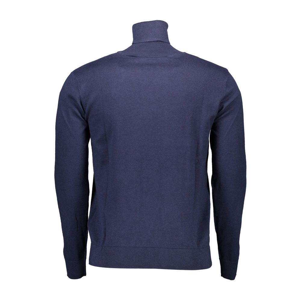 U.S. POLO ASSN. Blue Cotton Men Sweater