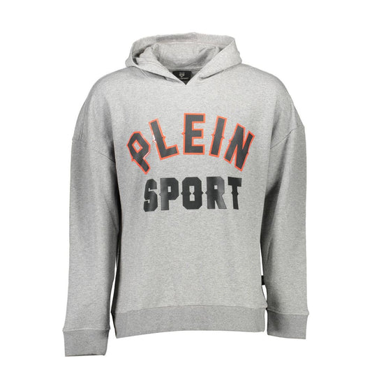 Plein Sport Grauer Baumwollpullover für Herren