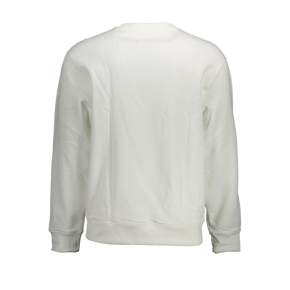 Calvin Klein White Cotton Men Sweater