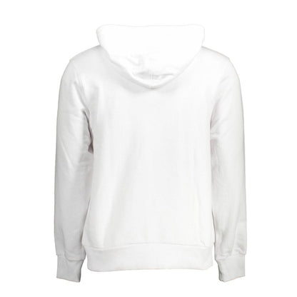 Cavalli Class White Cotton Men Sweater