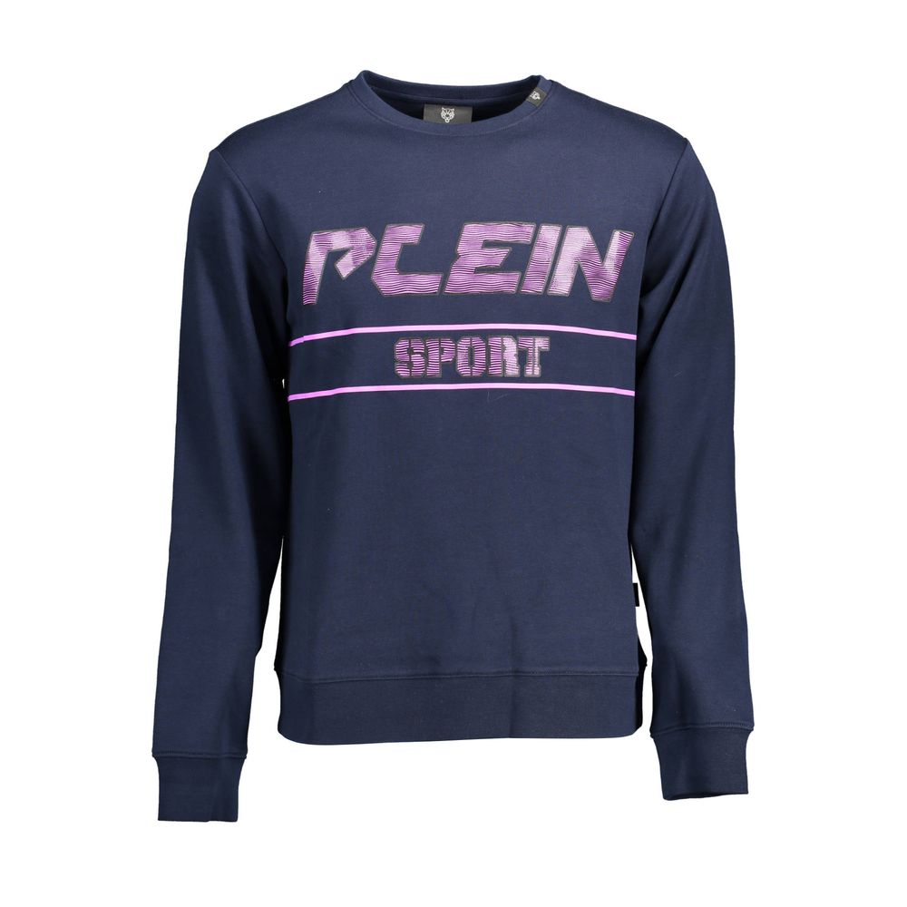 Plein Sport Blauer Baumwollpullover für Herren