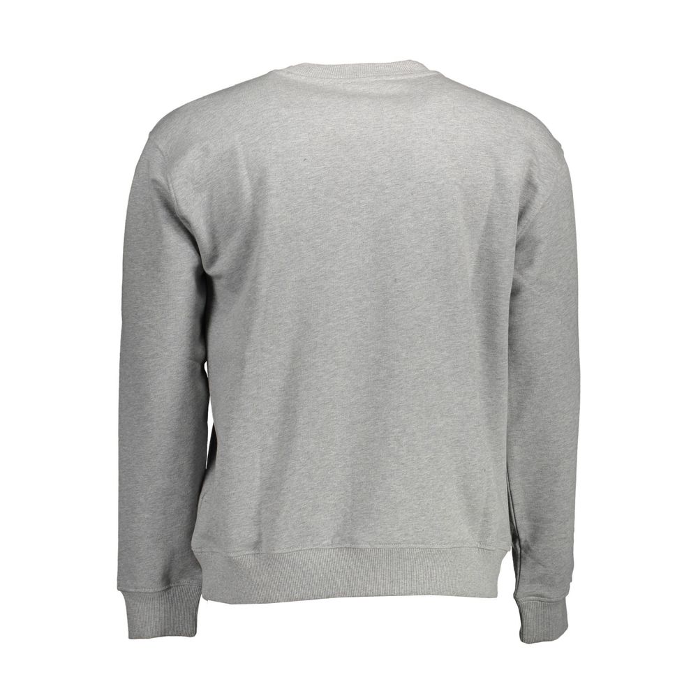 North Sails Gray Cotton Men Sweater