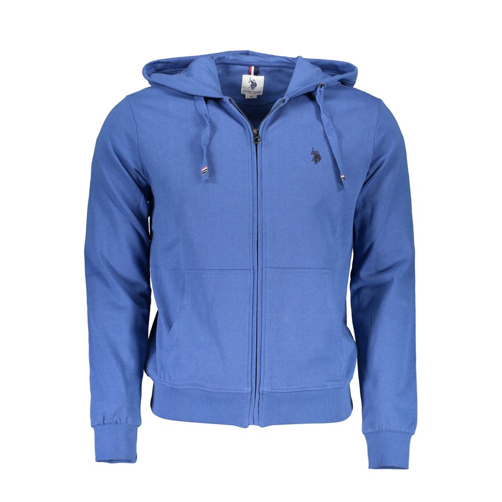 U.S. POLO ASSN. Blue Cotton Men Sweater