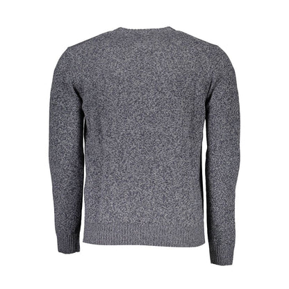 Harmont & Blaine Blue Wool Men Sweater