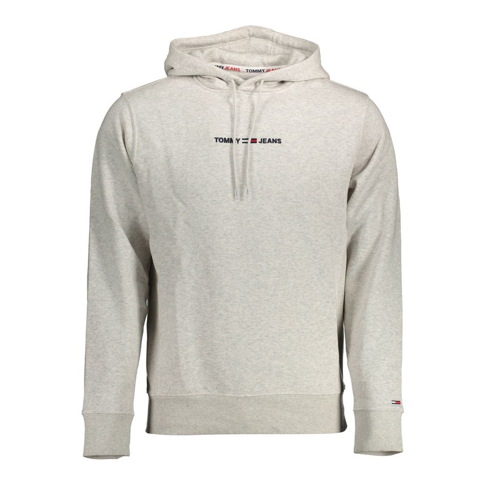 Tommy Hilfiger – Grauer Baumwollpullover für Herren