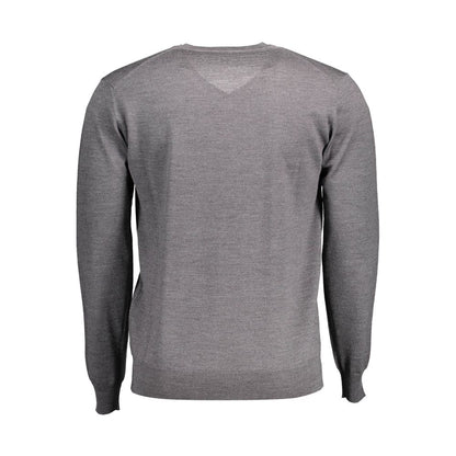 Harmont & Blaine Gray Wool Men Sweater