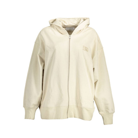 Calvin Klein Beige Baumwollpullover für Damen