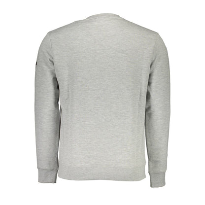 North Sails Gray Cotton Men Sweater