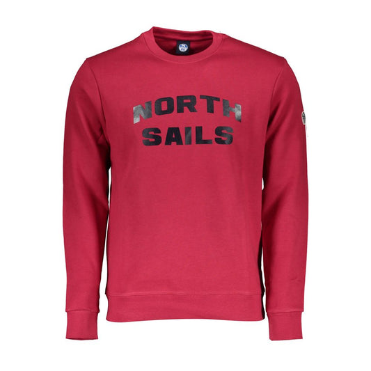 North Sails Red Cotton Men Sweater