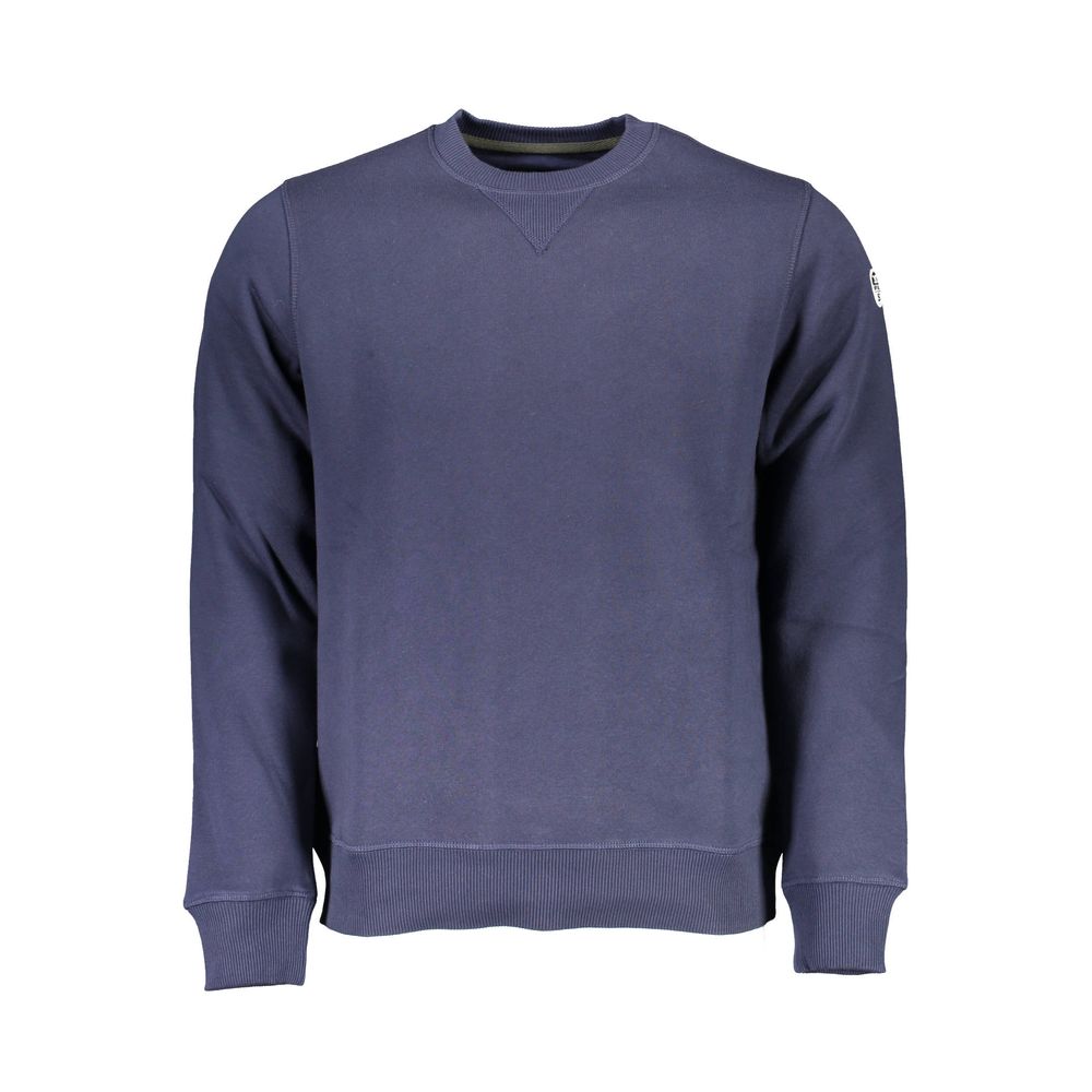 North Sails Blue Cotton Men Sweater