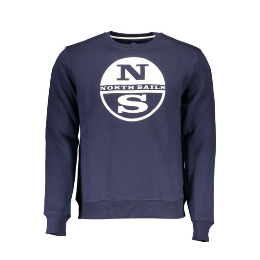 North Sails Blauer Baumwollpullover für Herren