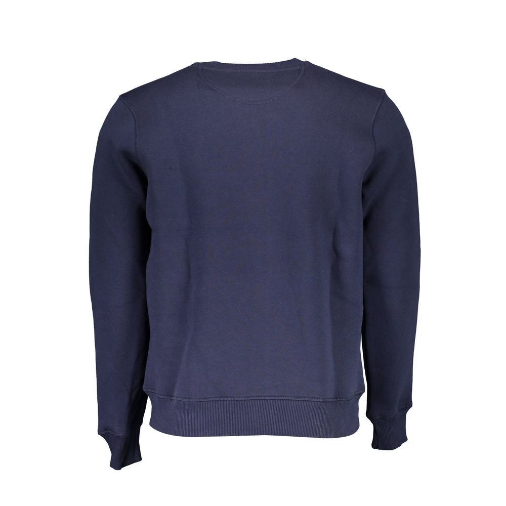 North Sails Blue Cotton Men Sweater