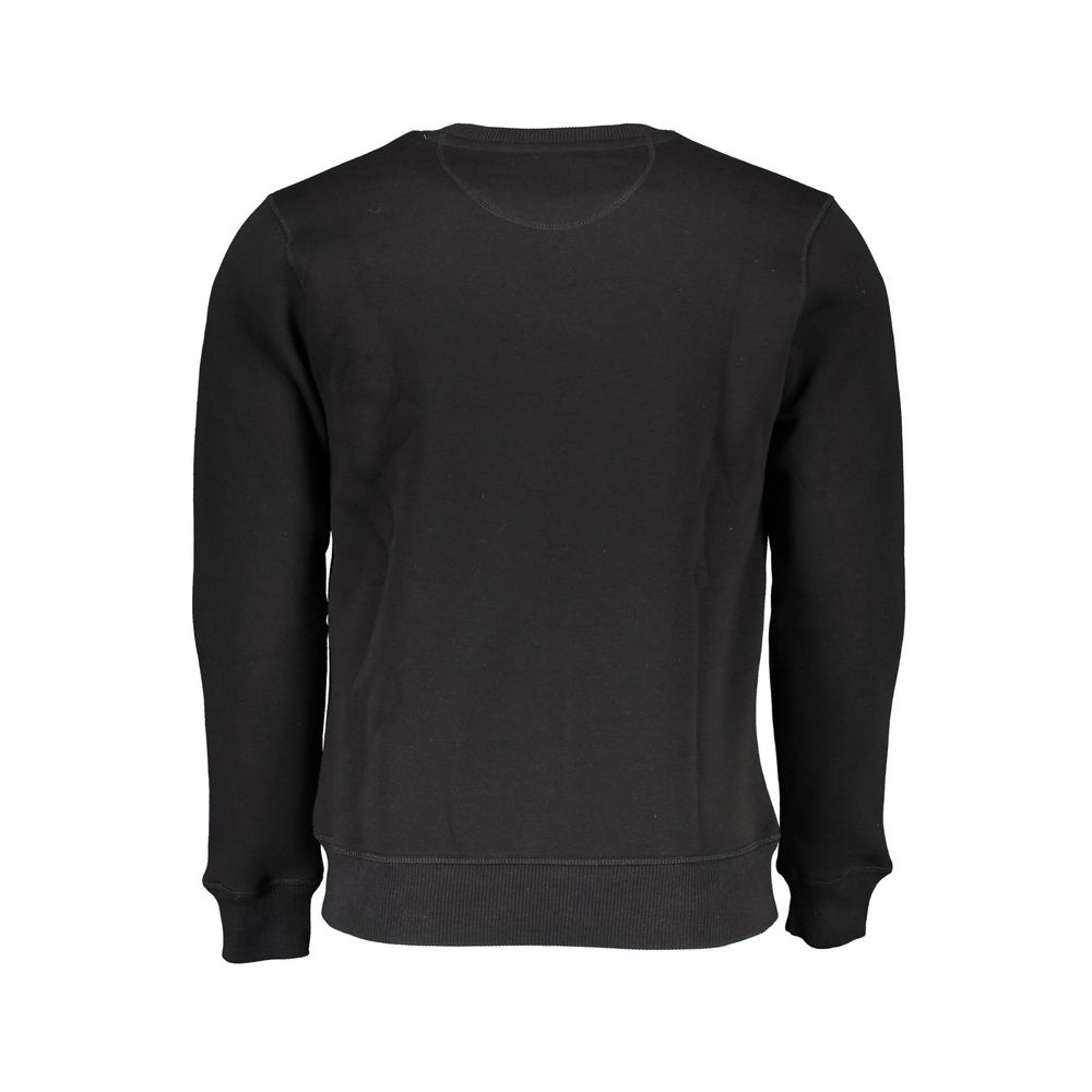 North Sails Black Cotton Men Sweater