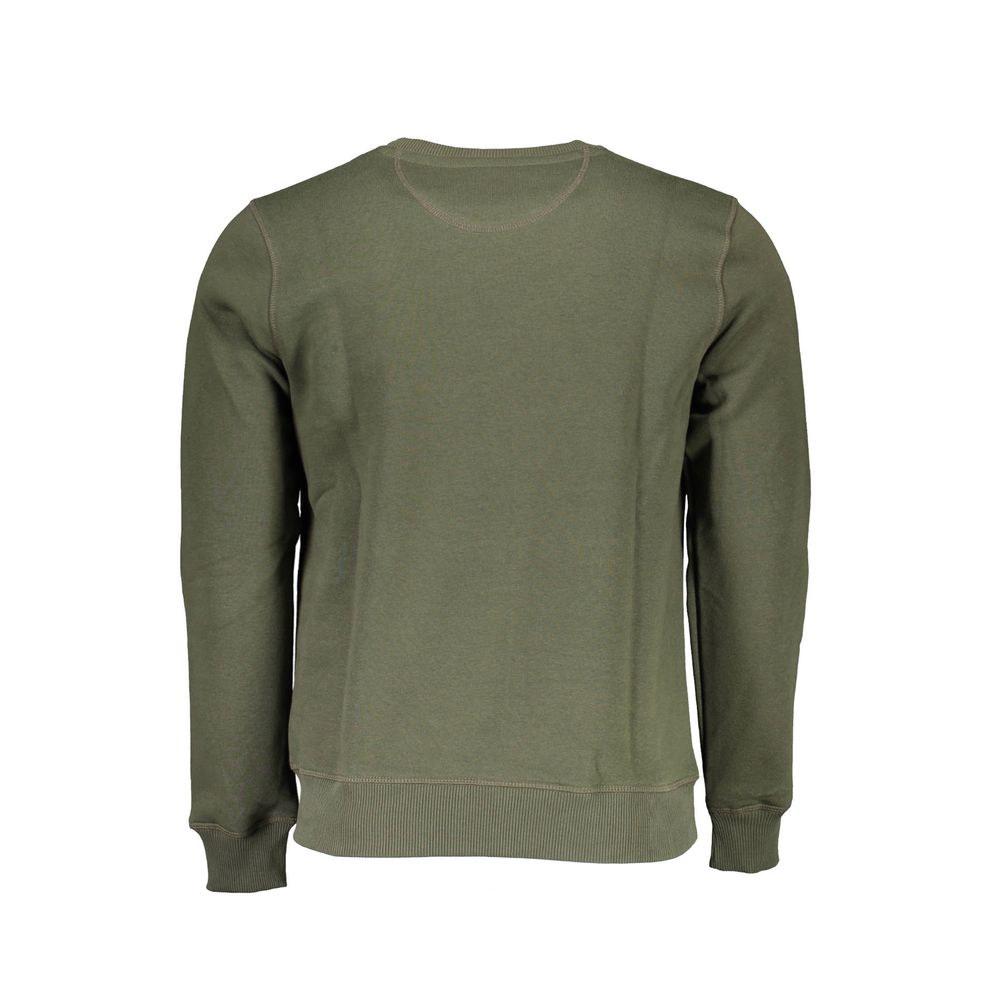 North Sails Green Cotton Men Sweater