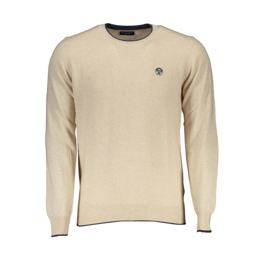 North Sails Beige Wool Men Sweater